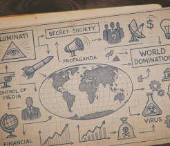 Thumbnail from an educational video about propoganda