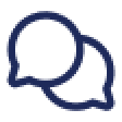 Icon of chat bubbles