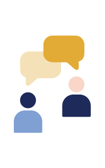 people talking